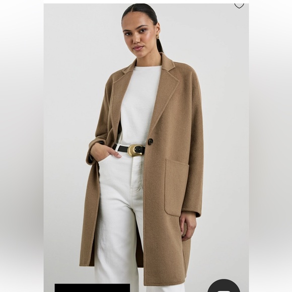 Rails Everest Camel Wool Blend Coat Size Small - Picture 11 of 12